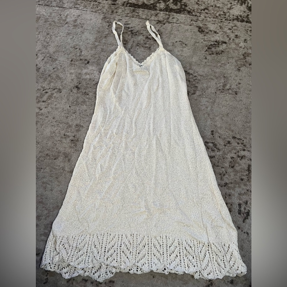 Elaris White Dress Size Medium